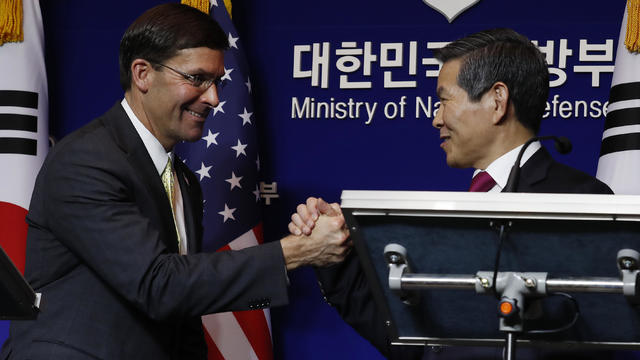 U.S. Defense Secretary Mark Esper Visits South Korea 