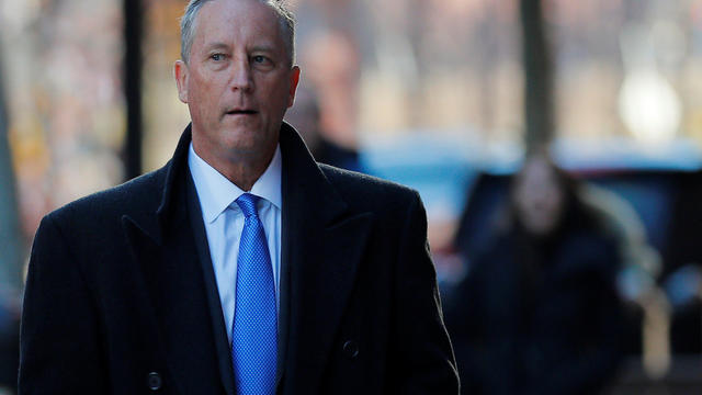 Martin Fox arrives at the federal courthouse before entering a plea in Boston 