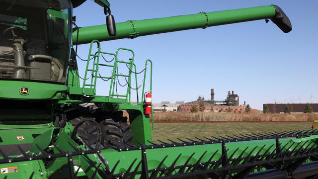 John Deere's Harvester Works facility is seen in East Moline 