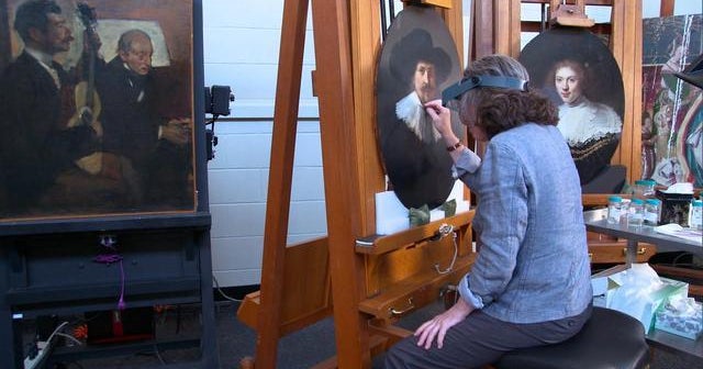 Art restorers: Making the old new