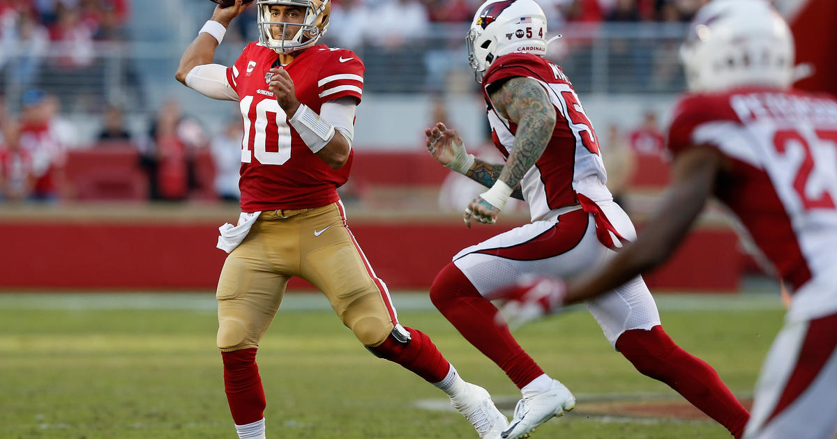 Garoppolo throws 4 touchdowns against Cardinals as 49ers win 3rd straight  game
