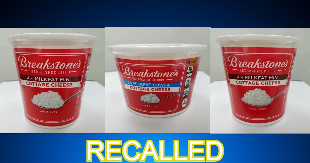 9 500 Cases Of Breakstone s Cottage Cheese Recalled Due To