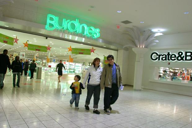 Family At Shopping Mall 