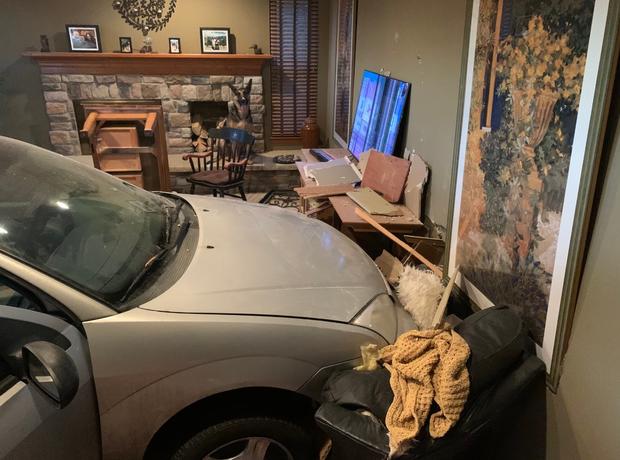 castle pines car into home credit south metro fire3 