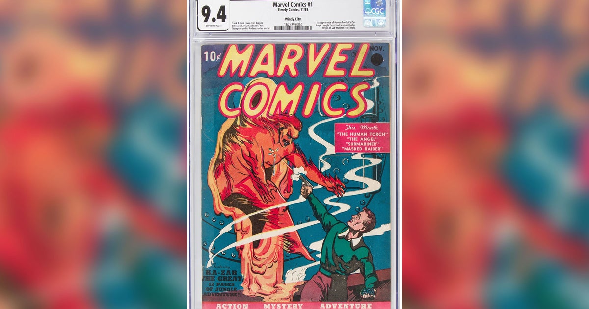 Marvel Comics First Comic Book Sells For Record 1 26 Million At