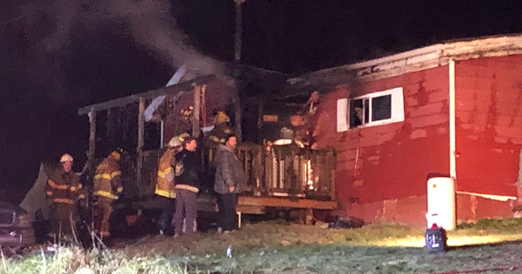 Two People Taken To The Hospital After Large House Fire CBS Pittsburgh