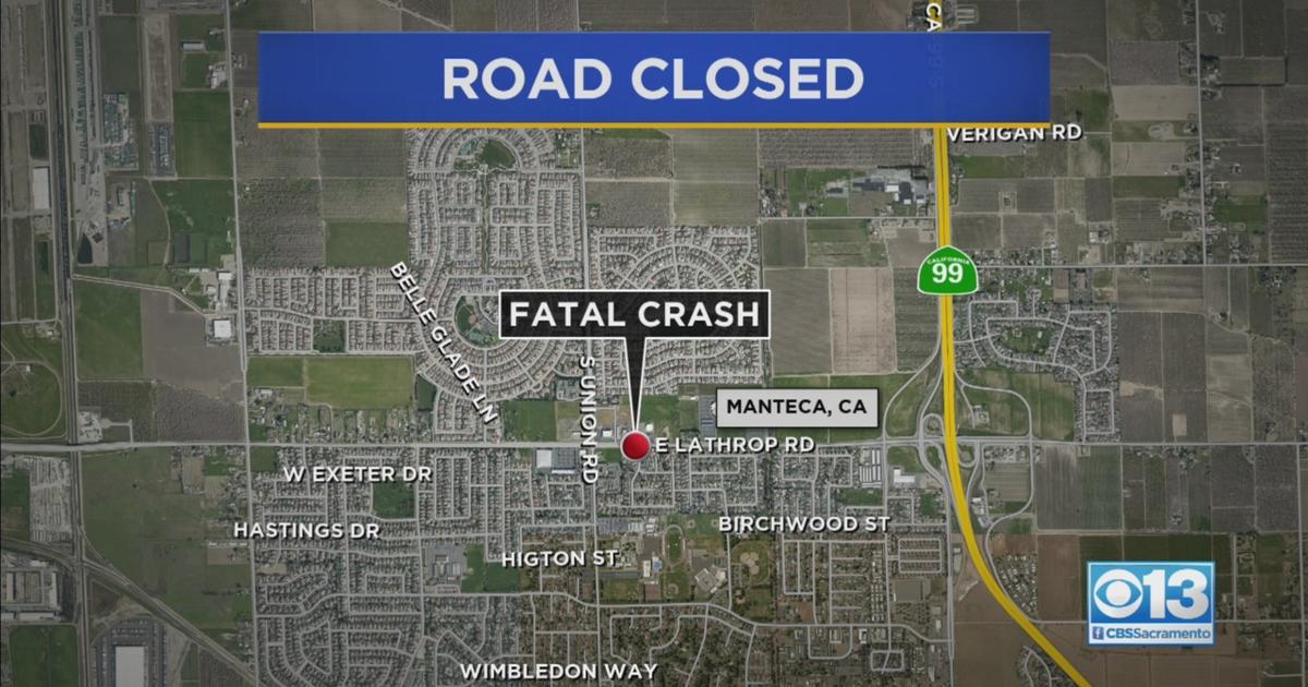 Motorcyclist Dead After Crash In Manteca CBS Sacramento