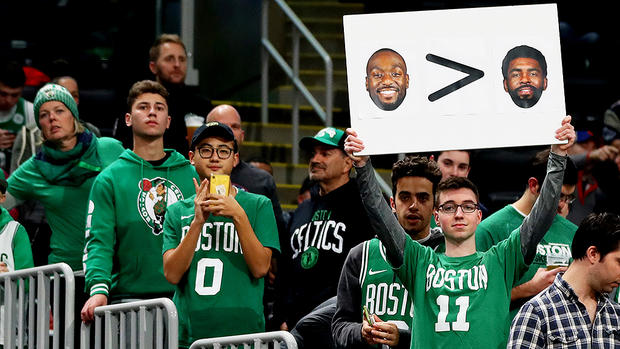 Celtics fans kyrie irving 