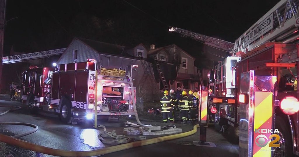 Firefighter Injured While Battling House Fire In Donora CBS Pittsburgh