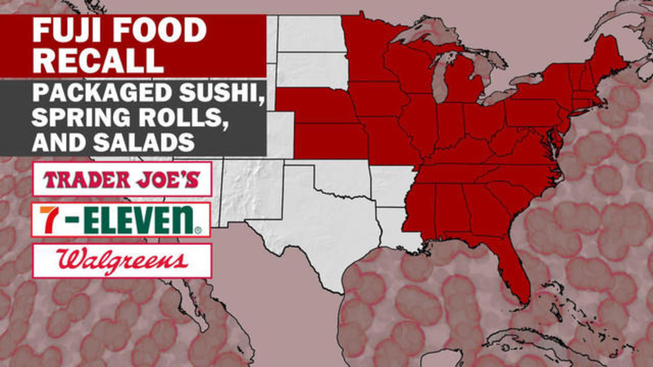 Recall alert: Fuji Food sushi and salads recalled from Trader Joe's