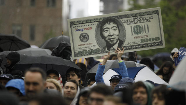Presidential Candidate Andrew Yang Holds Campaign Rally In New York City 