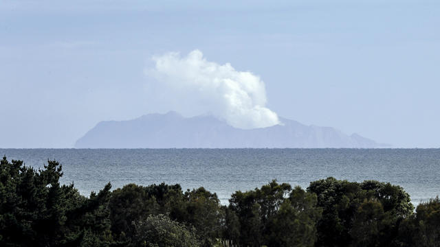 New Zealand Volcano Erupts 