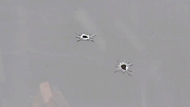 Bullet Holes In Windows Of Sacred Heart School In Jersey City 