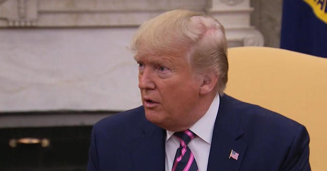 Trump slams impeachment process as an "embarrassment" to the country