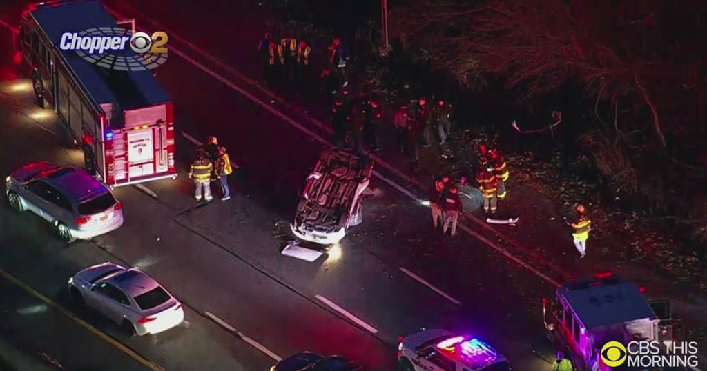 Fatal Crash Shuts Down Southern State Parkway On Long Island - CBS New York