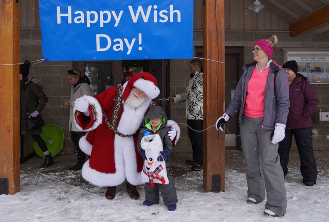 Macy's Believe Campaign: Santa Takes Flight - Breckenridge. 