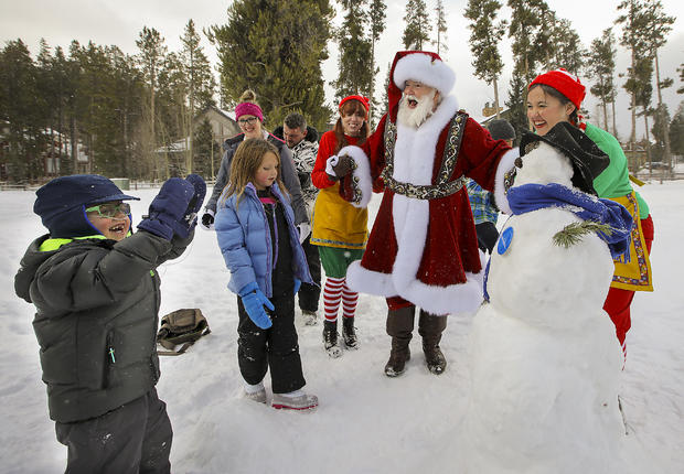 Macy's Believe Campaign: Santa Takes Flight - Breckenridge. 
