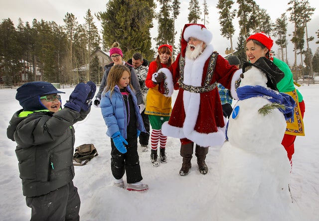 Macy's Believe Campaign: Santa Takes Flight - Breckenridge. 