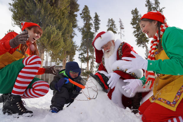 Macy's Believe Campaign: Santa Takes Flight - Breckenridge. 