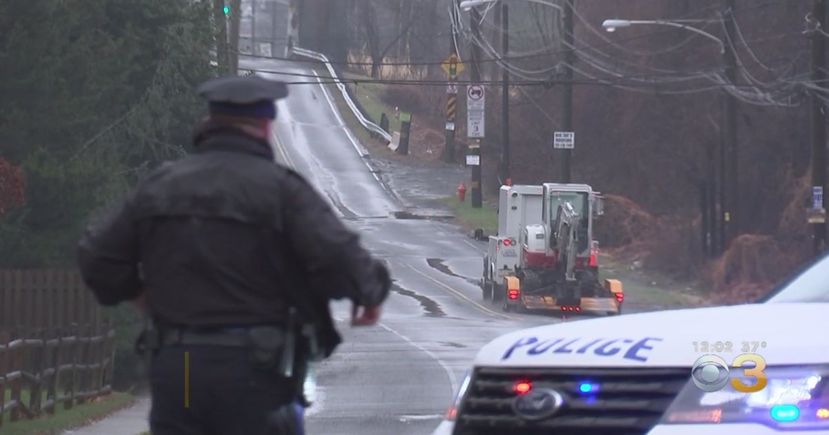 Somerton Water Main Breaks Shuts Down Portion Of Byberry Road CBS