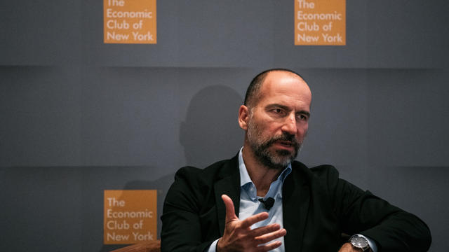 Uber CEO Dara Khosrowshahi Speaks At The Economic Club Of New York 
