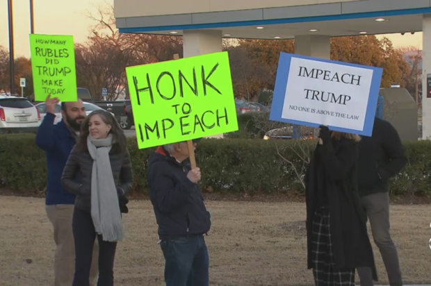 North Texans in support of Trump impeachment 