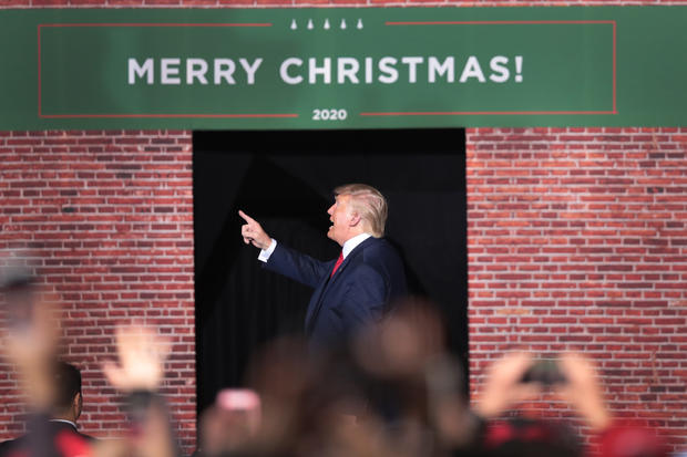 President Trump Holds "Merry Christmas" Campaign Rally In Michigan 