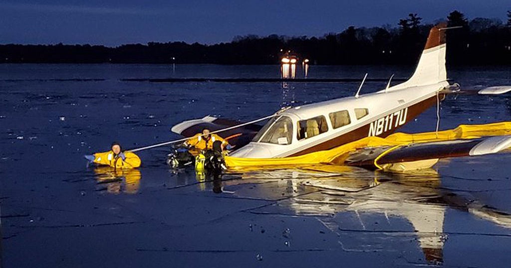 Pilot Rescued From Halifax Lake After Small Plane Crash - CBS Boston