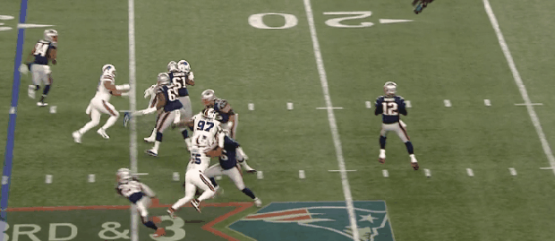 Tom Brady to Julian Edelman 