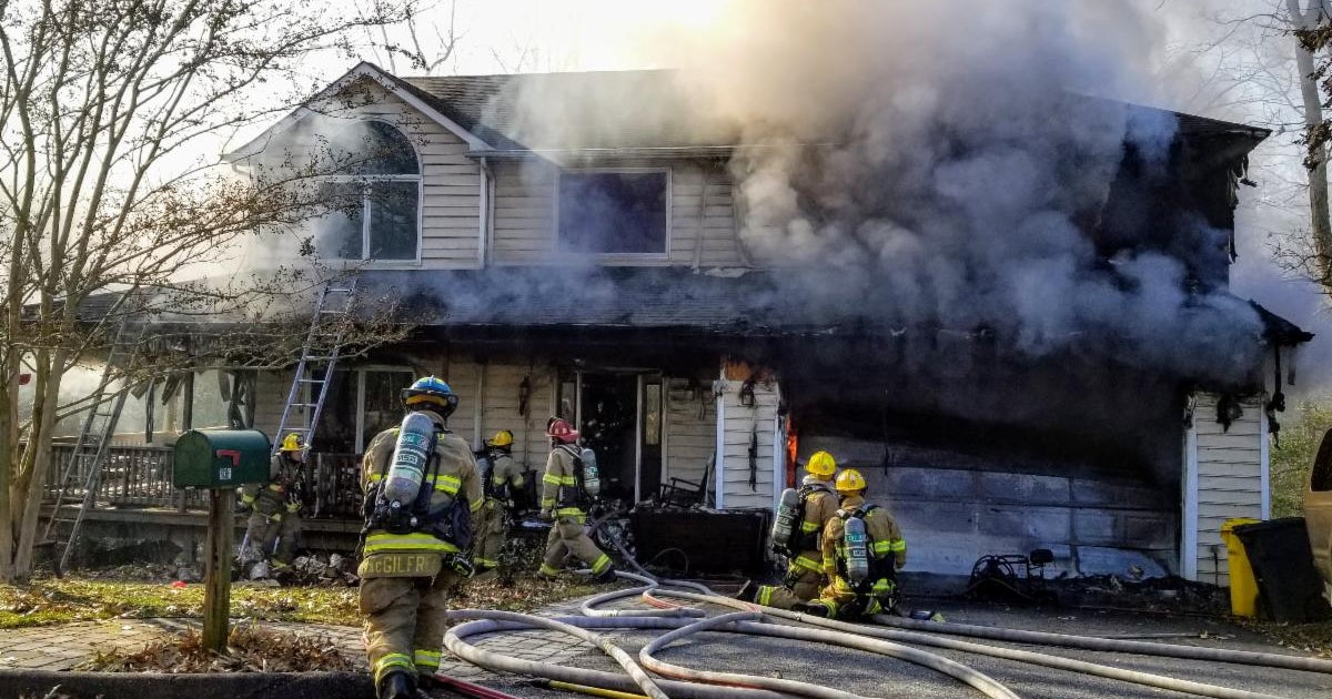 3 Displaced After Two-Story House Fire In Crownsville - CBS Baltimore