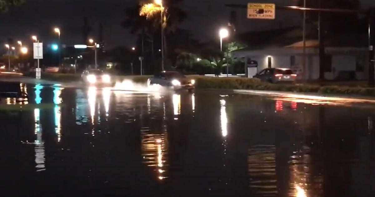 Overnight Rain Causes Street Flooding In Broward, Northern Miami-Dade ...