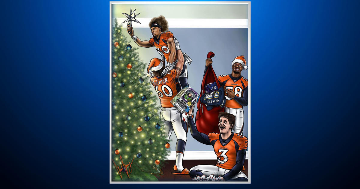 Denver Broncos Cartoon Shows Christmas Is A 'Team Effort' - CBS Colorado