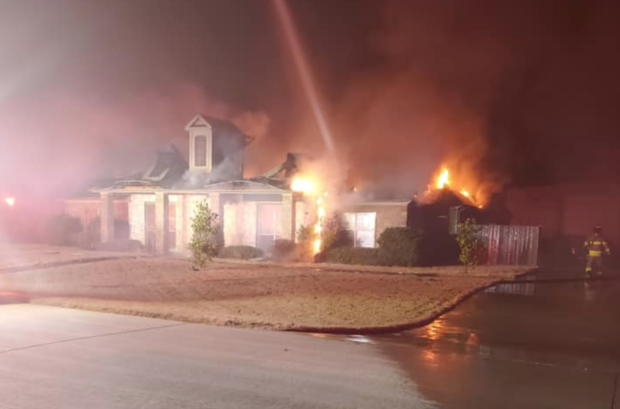 Forney house fire 