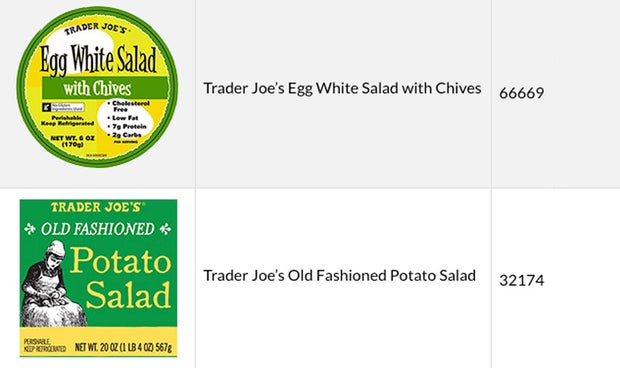 Trader Joe's recall 