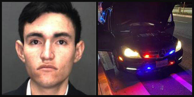 Officer Impersonator Arrested For Using Illegal Lights On Off-Duty Detective In Rancho Cucamonga 
