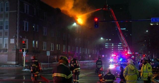 About 250 displaced after fire at Minneapolis shelter - CBS News