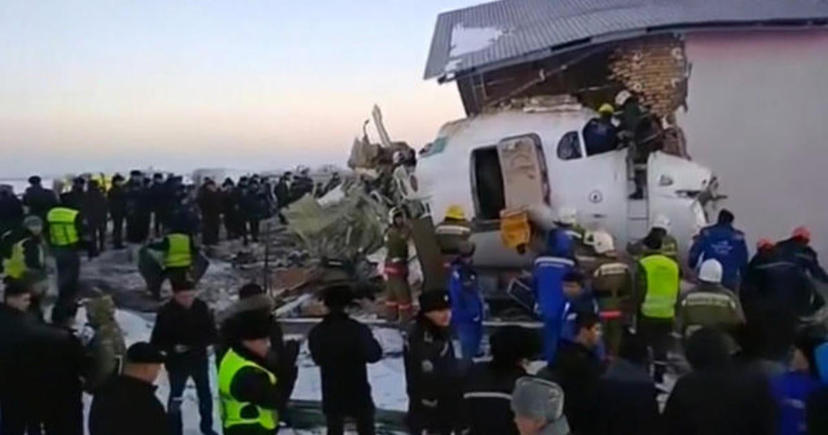 Plane crashes after takeoff in Kazakhstan, leaving many dead or injured ...