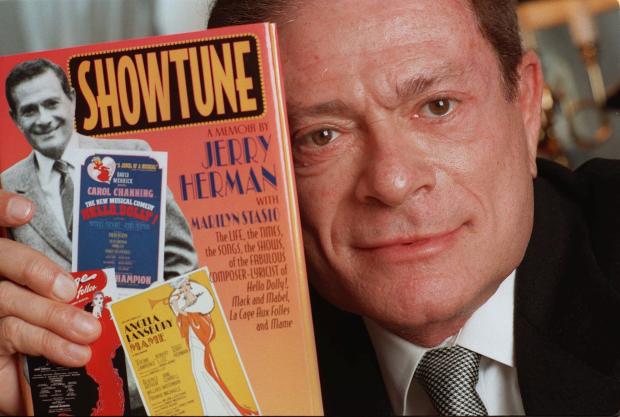 JERRY HERMAN WITH NEW BOOK "SHOWTUNES" 