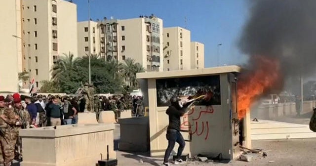 U.S. Embassy in Iraq stormed by protesters