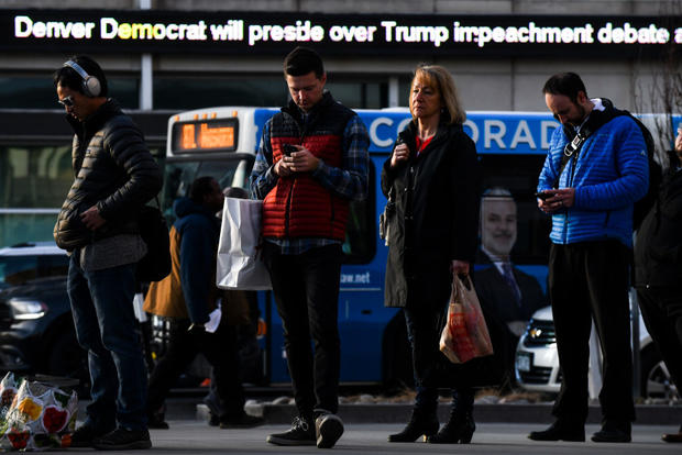 Americans Watch As The House Of Representatives Vote On Articles Of Impeachment Against President Donald Trump 