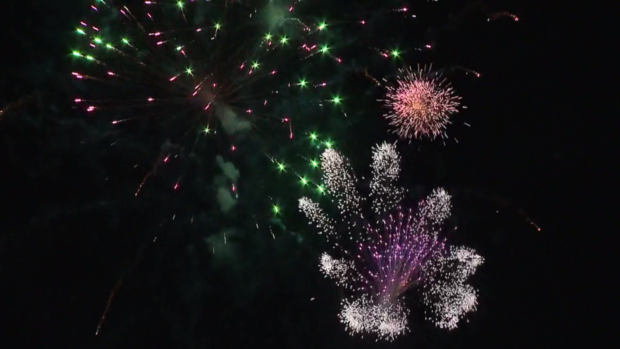New Year's Fireworks Inner Harbor 1 