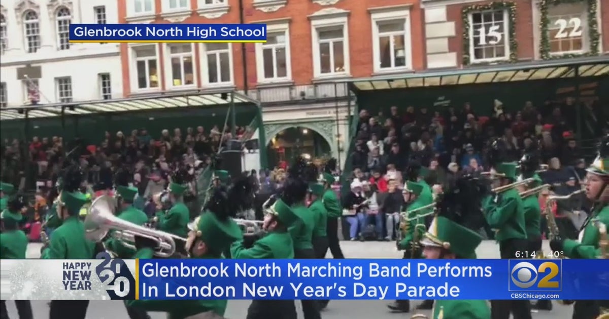 Glenbrook North Marching Band Performs In London CBS Chicago