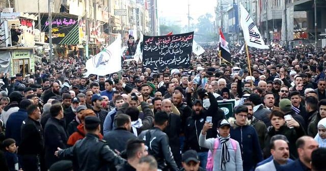 Thousands attend Soleimani's funeral in Baghdad