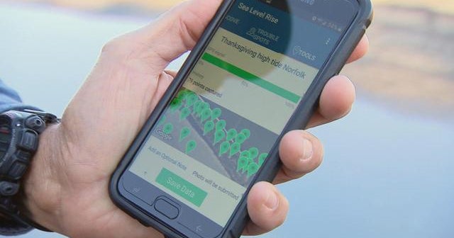 King Tides: Using an app to measure rising sea levels