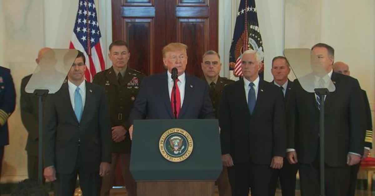 Special Report Trump Addresses Iran Attack On U S Bases In Iraq Cbs