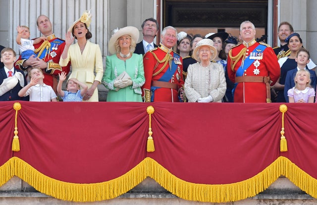 TOPSHOT-BRITAIN-ROYAL-TROOPING 