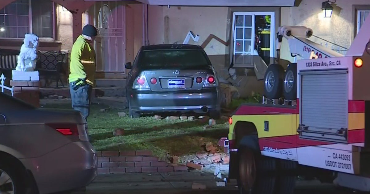 DUI Suspect Arrested After Crashing Into South Natomas Home - CBS ...