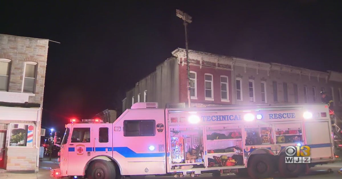 Person Rescued After Building Collapses In North Baltimore - CBS Baltimore