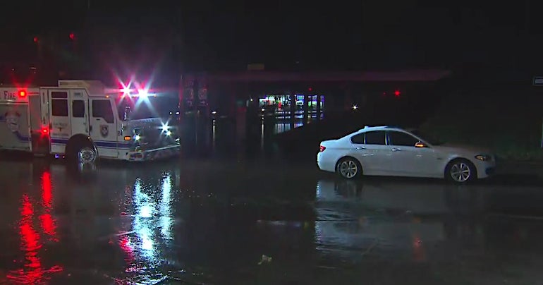 Heavy Rain Causing Flash Flooding In Some Parts Of North Texas - CBS Texas