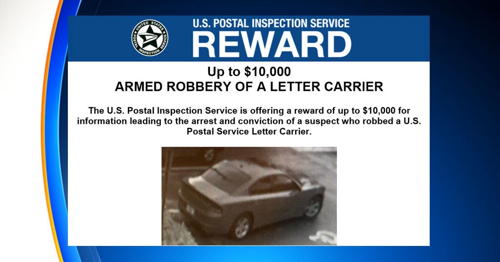 $10,000 Reward Offered For Info On Man Who Robbed US Postal Carrier In ...
